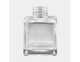 Флакон стеклянный для аромадиффузора 100мл, модель FS-8866, прозрачный, квадратный